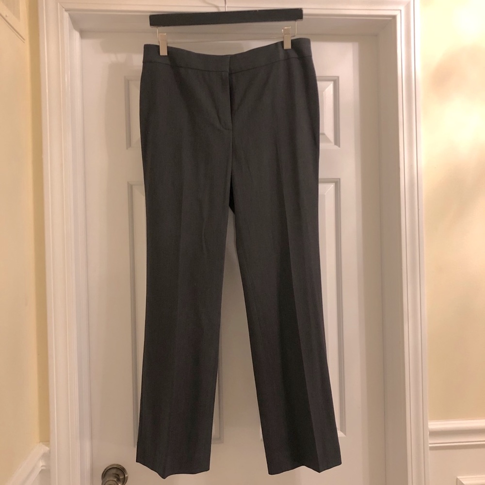 JONES NEW YORK DARK GREY BOOTLEG DRESS PANTS